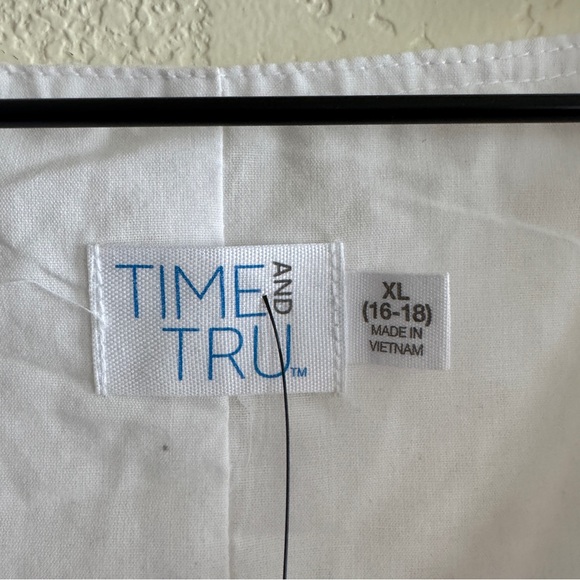 Time and Tru White Eyelet Mini Dress - Picture 6 of 6